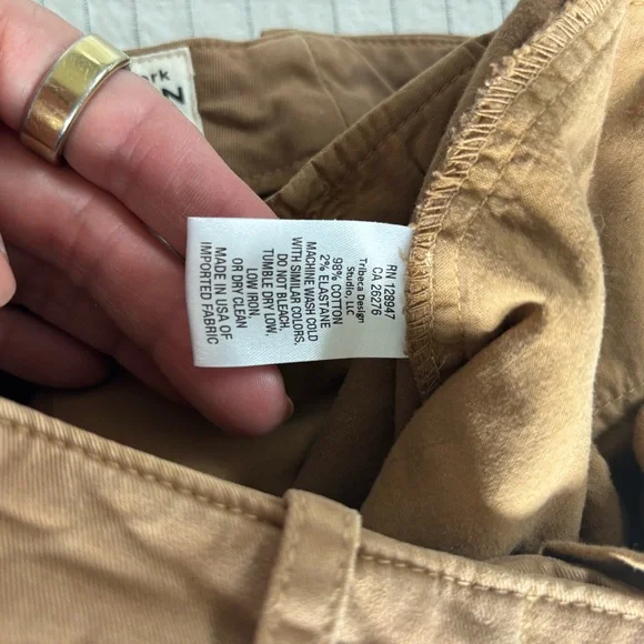 Nili Lotan Brown pant cropped Straight Leg - Picture 4 of 4